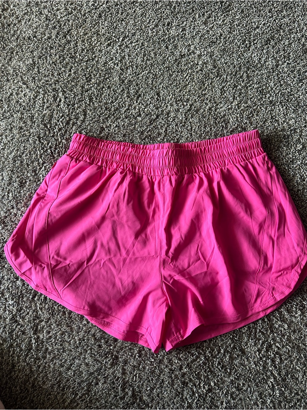Women's Hot Pink Athletic Shorts